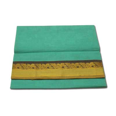 "Venkatagiri Cotton saree with checks -SLSM-96 - Click here to View more details about this Product